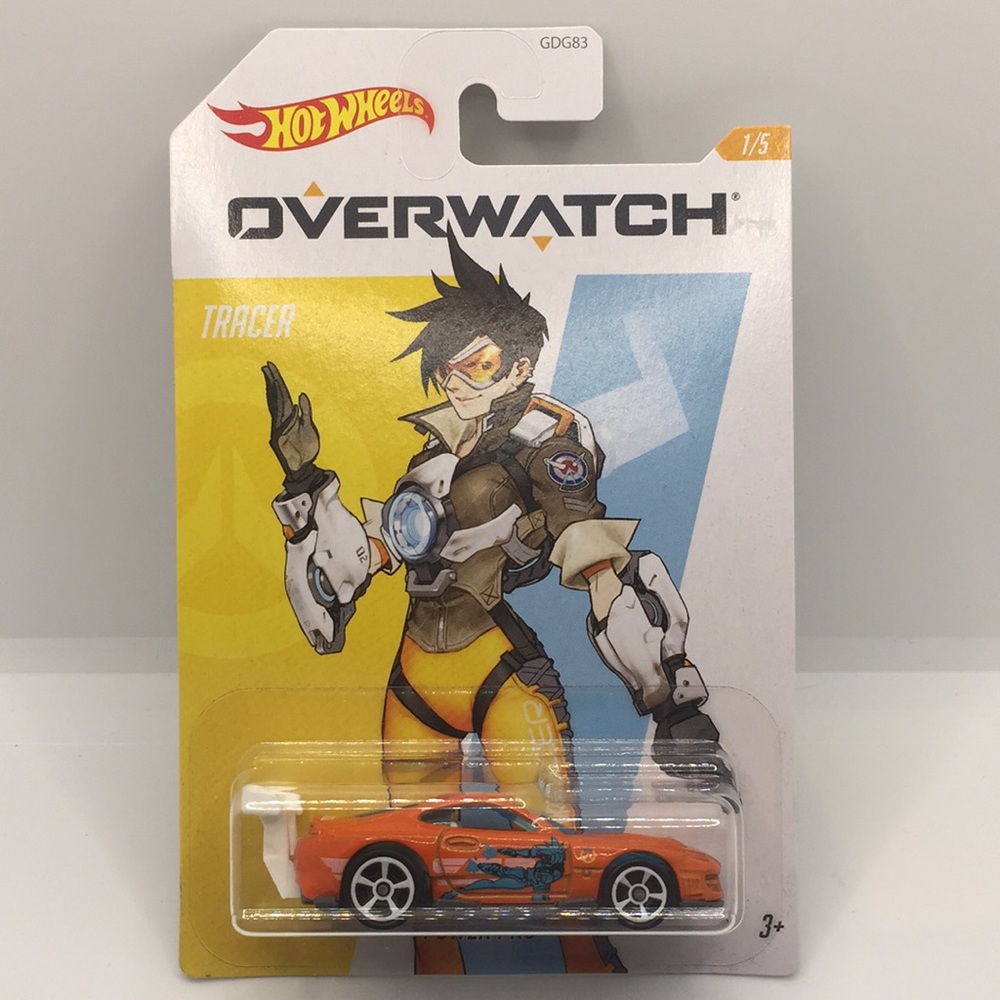 Hot Wheels 2020 Overwatch Tracer Power Pro 1/5 Diecast Dinky Car New in Package